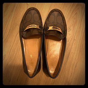 COACH Olympia Leather Loafers